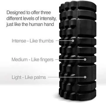 Gimme 10 Premium Foam Roller – Compact High-Density Foam Roller for Deep Tissue Relief, Physical Therapy, and Fitness Recovery
