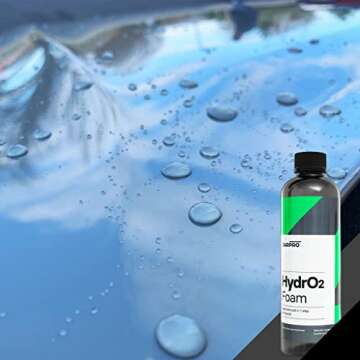 CARPRO HydrO2 Foam Car Wash & High Gloss Sealant in One: 1-Step Car Wash and Coat, Ultra-Hydrophobic Coating - 500mL (17oz)