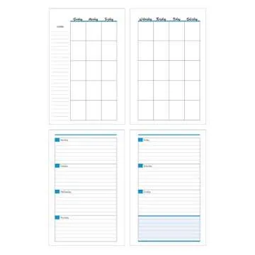 Paper House Productions DC Comics Wonder Woman 12 Month Undated 7.5" Planner with Month and Event Flag Stickers - Logo on Red