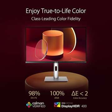 ASUS ProArt 32” Professional 4K Monitor with USB-C Power Delivery