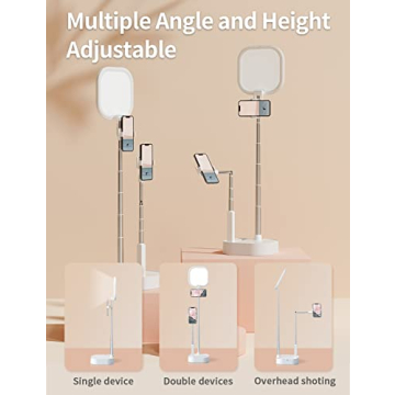 Viozon Extendable Selfie Stand for Live Streaming and More