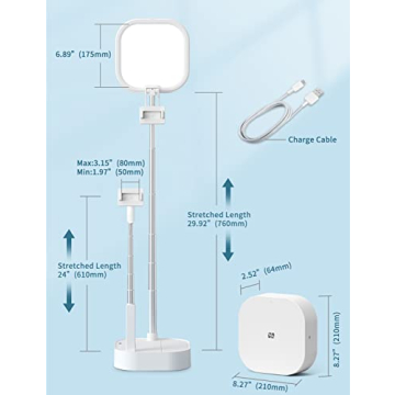 Viozon Extendable Selfie Stand for Live Streaming and More