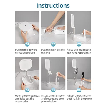 Viozon Extendable Selfie Stand for Live Streaming and More