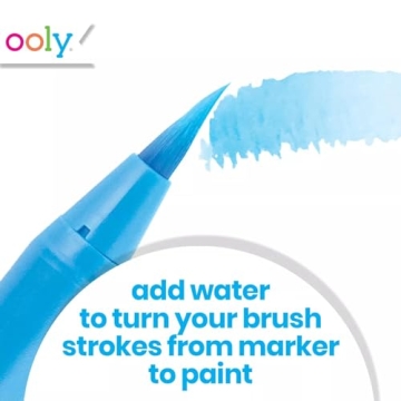 Vibrant Ooly Chroma Blends Watercolor Brush Markers Set 18