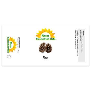 Sun Essential Oils 8oz Pine Essential Oil - Pine Aromatherapy Oil