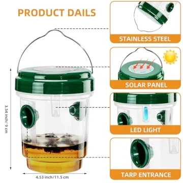 Solar Wasp Traps - Safe, Effective Insect Control