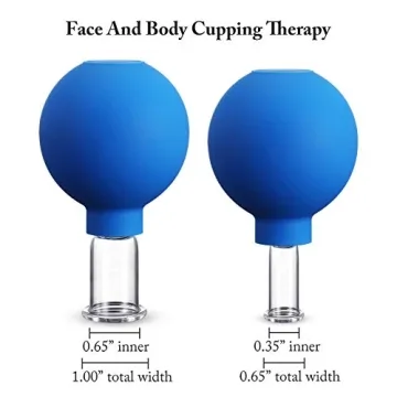 Nuanchu Glass Cupping Cups Set for Skin & Muscle Relief