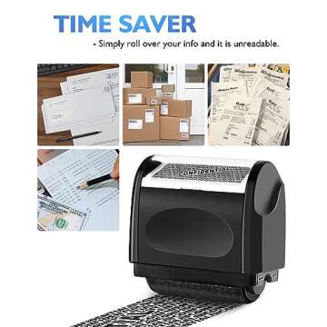 Identity Theft Protection Roller Stamp for Maximum Security