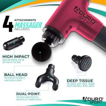 Aduro Percussion Massage Gun for Deep Tissue Recovery