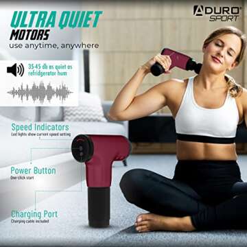Aduro Percussion Massage Gun for Deep Tissue Recovery