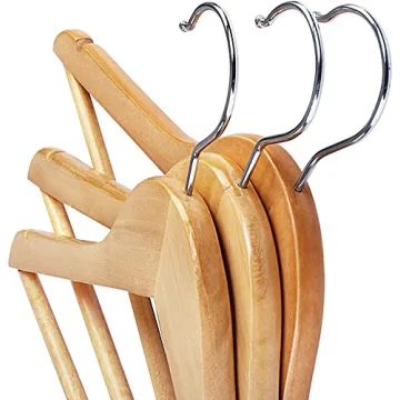 Best Premium Wooden Hangers for All Garments - Utopia Home
