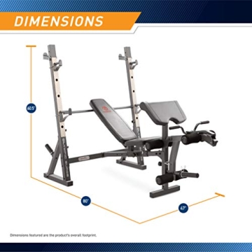 Marcy Olympic Weight Bench Excellent for Full-Body Workouts