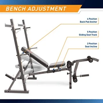 Marcy Olympic Weight Bench Excellent for Full-Body Workouts