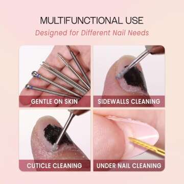 PANA Carbide Cuticle Nail Drill Bit for Precision Nail Care