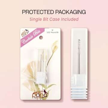 PANA Carbide Cuticle Nail Drill Bit for Precision Nail Care