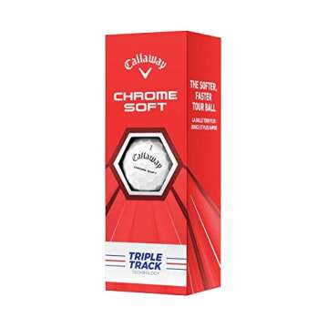 2020 Callaway Chrome Soft Golf Balls (Triple Track White)