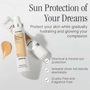 Brandefy UV Tinted SPF 50 Sunscreen - Hydrating & Glow