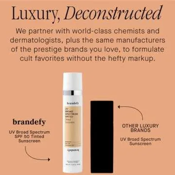 Brandefy UV Tinted SPF 50 Sunscreen - Hydrating & Glow