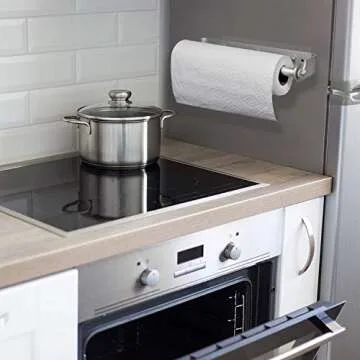 ORLESS Adhesive Paper Towel Holder for Kitchen & Bathroom