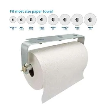 ORLESS Adhesive Paper Towel Holder for Kitchen & Bathroom