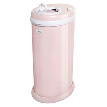 Ubbi Steel Diaper Pail, Odor Locking, No Special Bag Required, Award-Winning, Registry Must-Have, Bl...