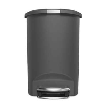 Simplehuman Secure 13 Gallon Kitchen Step Trash Can