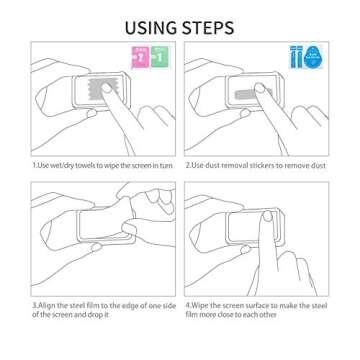 AUCHOIS DJI Osmo Action Screen Protector - 9H Tempered Glass