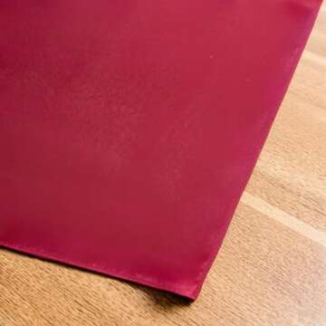 CV Linens Elegant Apple Red Satin Table Runner, 14 x 108 & Luxurious Table Accessory, Perfect for Events & Special Occasions