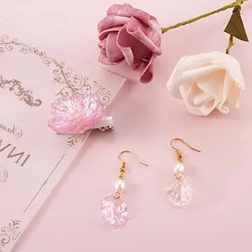 Pandahall 120Pcs Acrylic Leaf Charm Pendants AB Color Maple Leaves Acrylic Pendants Transparent Plastic Leaf Bead Charms for Earring Bracelet Jewelry Making Keychain Crafting