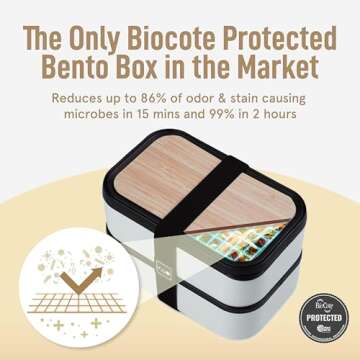 Stylish KARRICO Double Premium Bento Box for Easy Meals