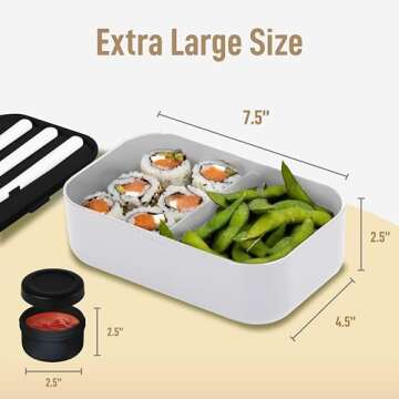 Stylish KARRICO Double Premium Bento Box for Easy Meals