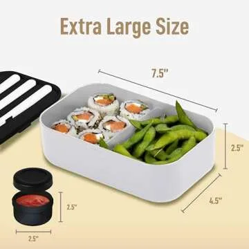 Stylish KARRICO Double Premium Bento Box for Easy Meals