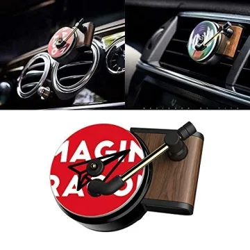 NCElec Retro Record Player Car Air Freshener - Stylish & Relaxing Decor