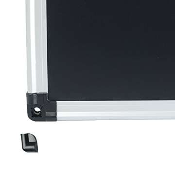 XBoard Magnetic Chalkboard Blackboard 36 x 24, Chalk Board/Black Board with 2 Magnets