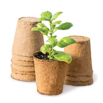 Burpee 3" Biodegradable Seed Starting Pots - 20 Pack