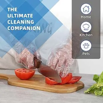 Brandon-super Food Prep Gloves - Clear 500ct Pack