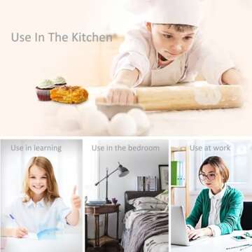 DQDEDIAN Cube Timer, Kitchen Timer with Gravity Sensor Flip Timer Cube Countdown Timer, 1-3-5-10 Minutes Kid Focus Study Timer for Time Management, Work, Study, Desk, Exercise, Cook, Baking