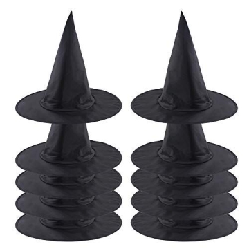 10 PCS Witch Hats for Halloween Costume Party Accessories