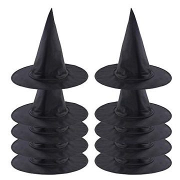 10 PCS Witch Hats for Halloween Costume Party Accessories