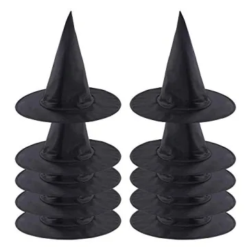10 PCS Witch Hats for Halloween Costume Party Accessories