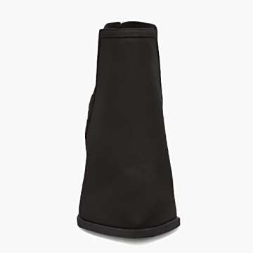 Juliet Holy Womens High Heel Booties Pointed Toe V Cut Back Zipper Short Dress Ankle Boots