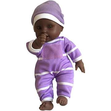 The New York Doll Collection 11 inch Soft Body Doll in Gift Box - Award Winner & Toy 11" Baby Doll (African American)