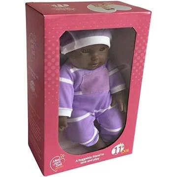 The New York Doll Collection 11 inch Soft Body Doll in Gift Box - Award Winner & Toy 11" Baby Doll (African American)