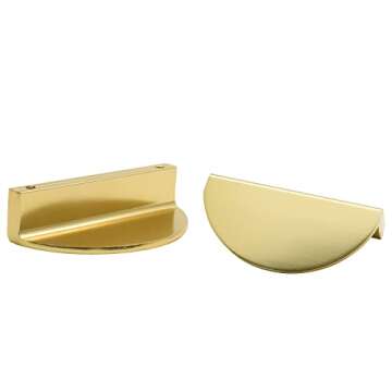 Jiozermi Half Moon Cabinet Pulls - Elegant Gold Hardware
