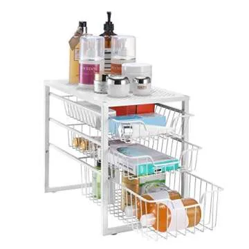 Simple Trending 3-Tier Under Sink Organizer With Drawers