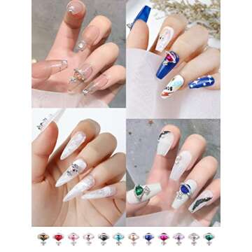 Shop 60Pcs Planet Nail Art Charms for Stunning DIY Designs
