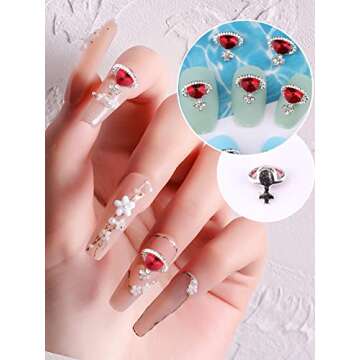 Shop 60Pcs Planet Nail Art Charms for Stunning DIY Designs