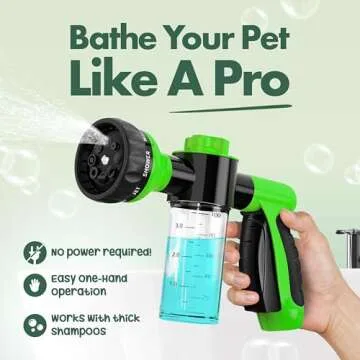 Girl With The Dogs Soap & Shampoo Dispenser for Pet Wash and Garden Hose Sprayer Nozzle