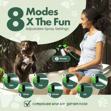 Girl With The Dogs Soap & Shampoo Dispenser for Pet Wash and Garden Hose Sprayer Nozzle