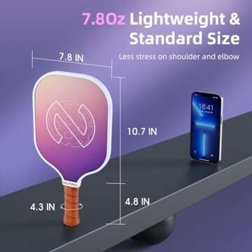 Niupipo Approved Pickleball Paddle Set for All Levels